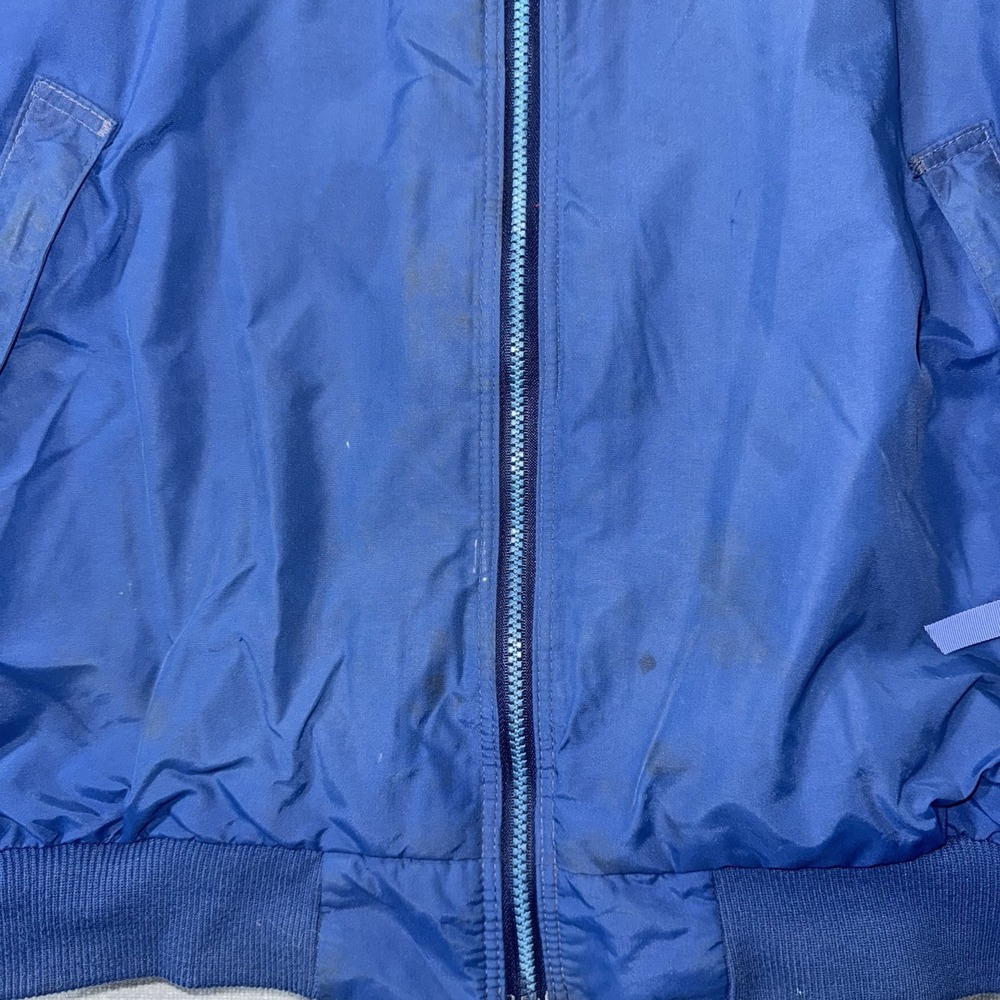Vintage Mens Jacket 90's Patagonia Made in USA Fleece Lined Blue Size Large - Picture 3 of 15